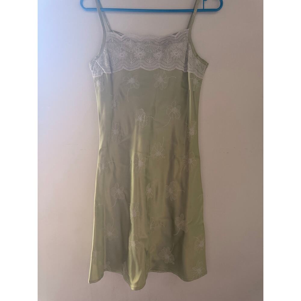 Vintage Green Mini Dress Size Small